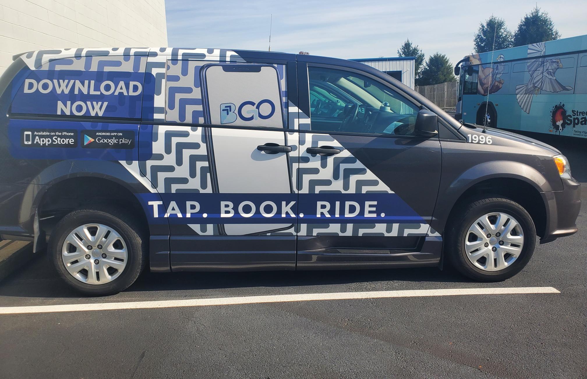 BCRTA transit vehicle in Butler County