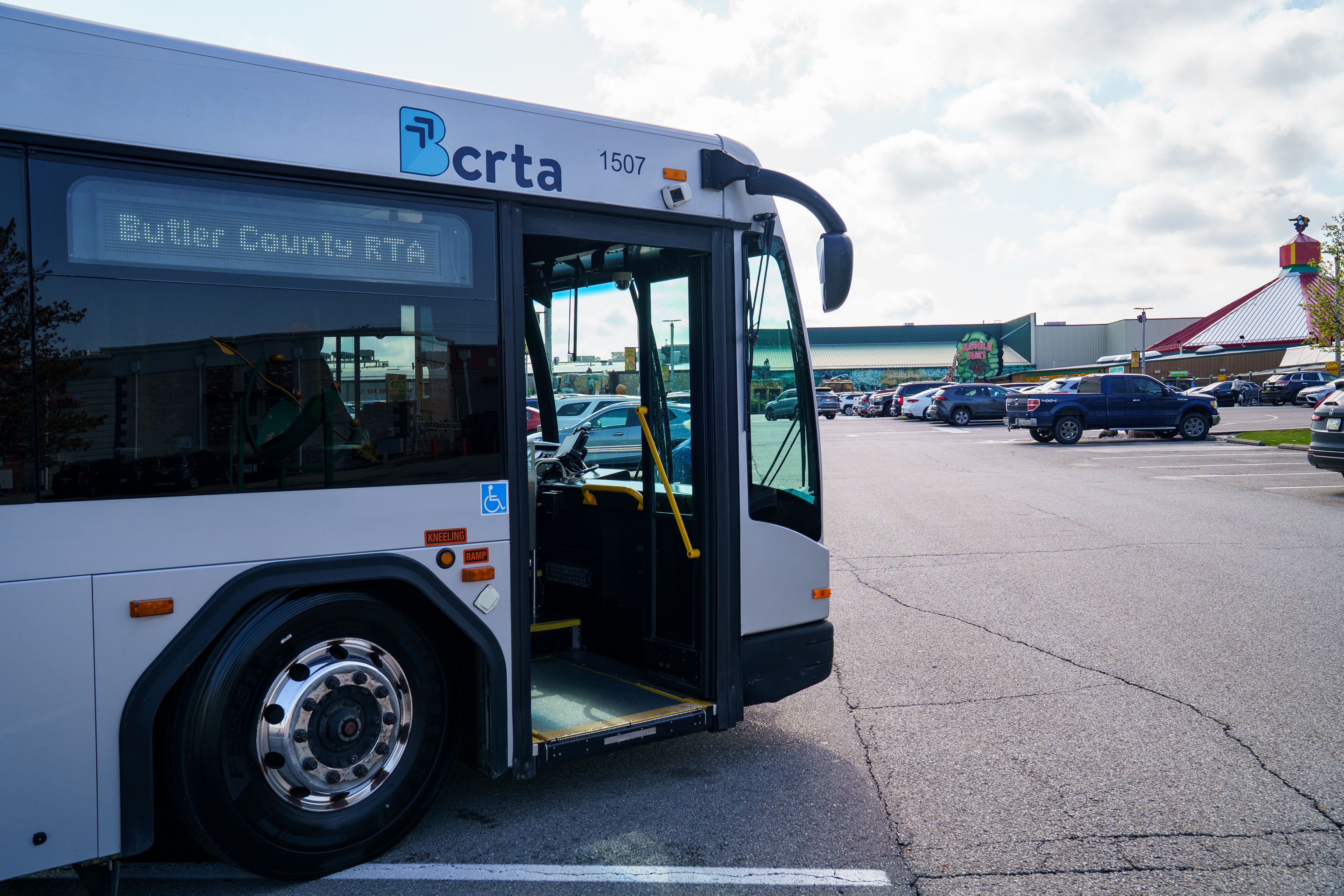 BCRTA bus doors open